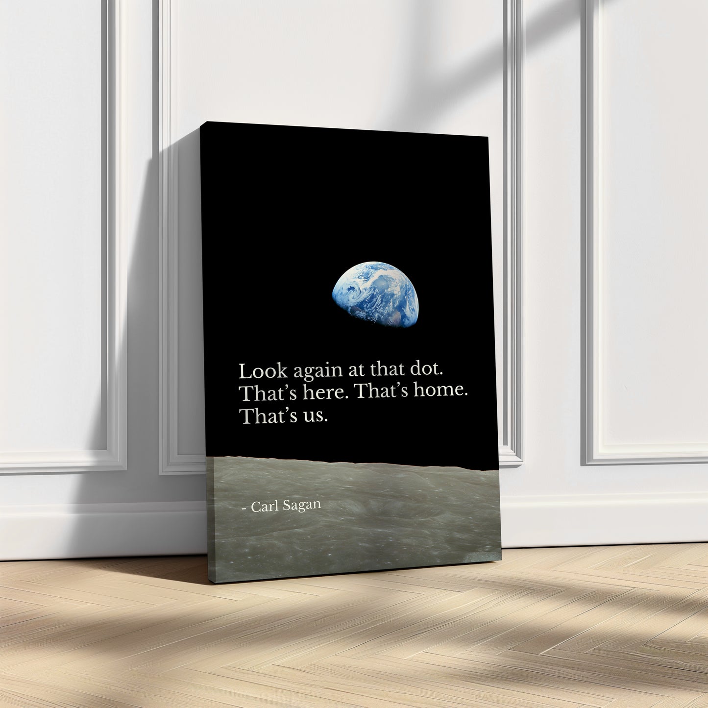 Earthrise, Our Pale Blue Home from Afar