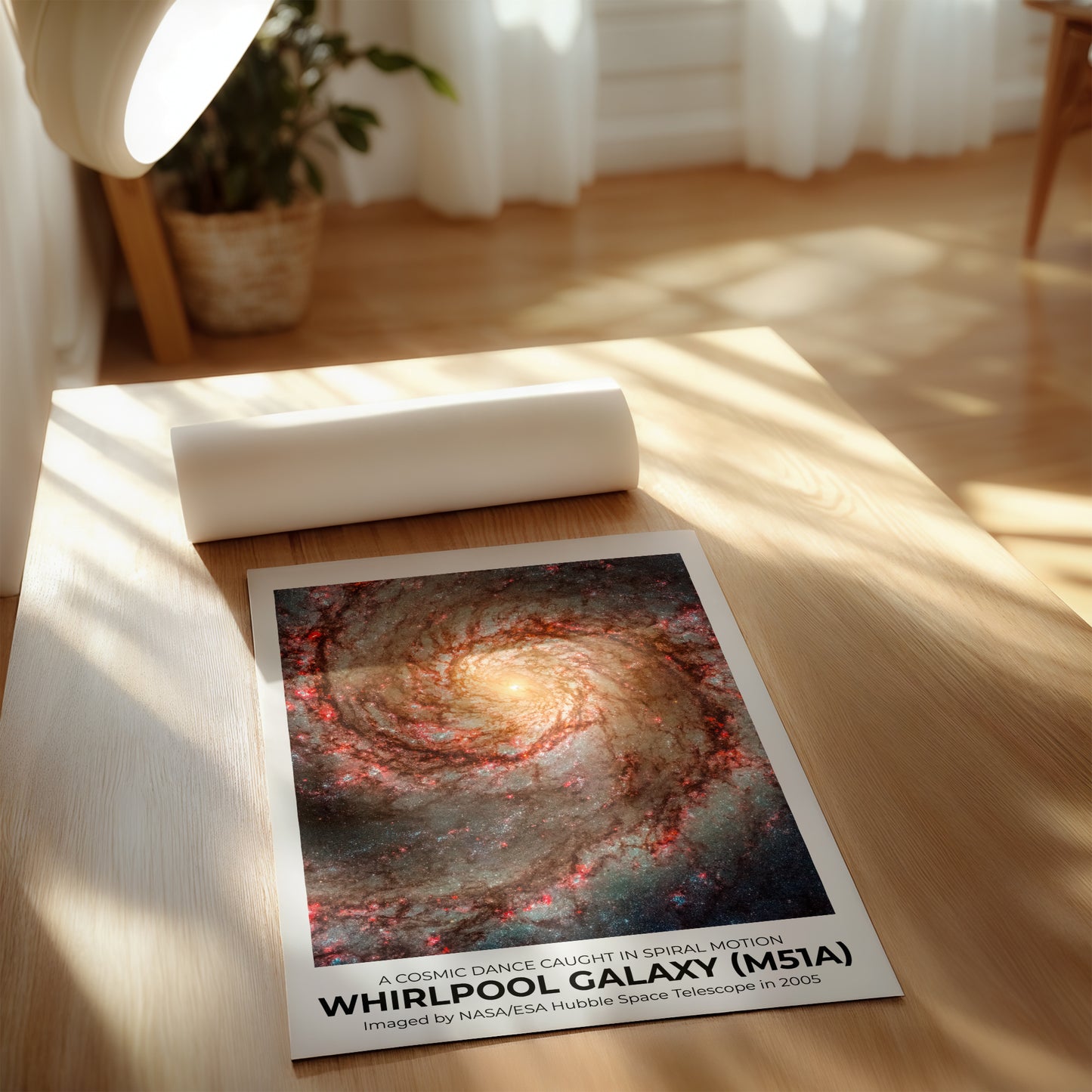 Whirlpool Galaxy– A Spiral Danced into Being