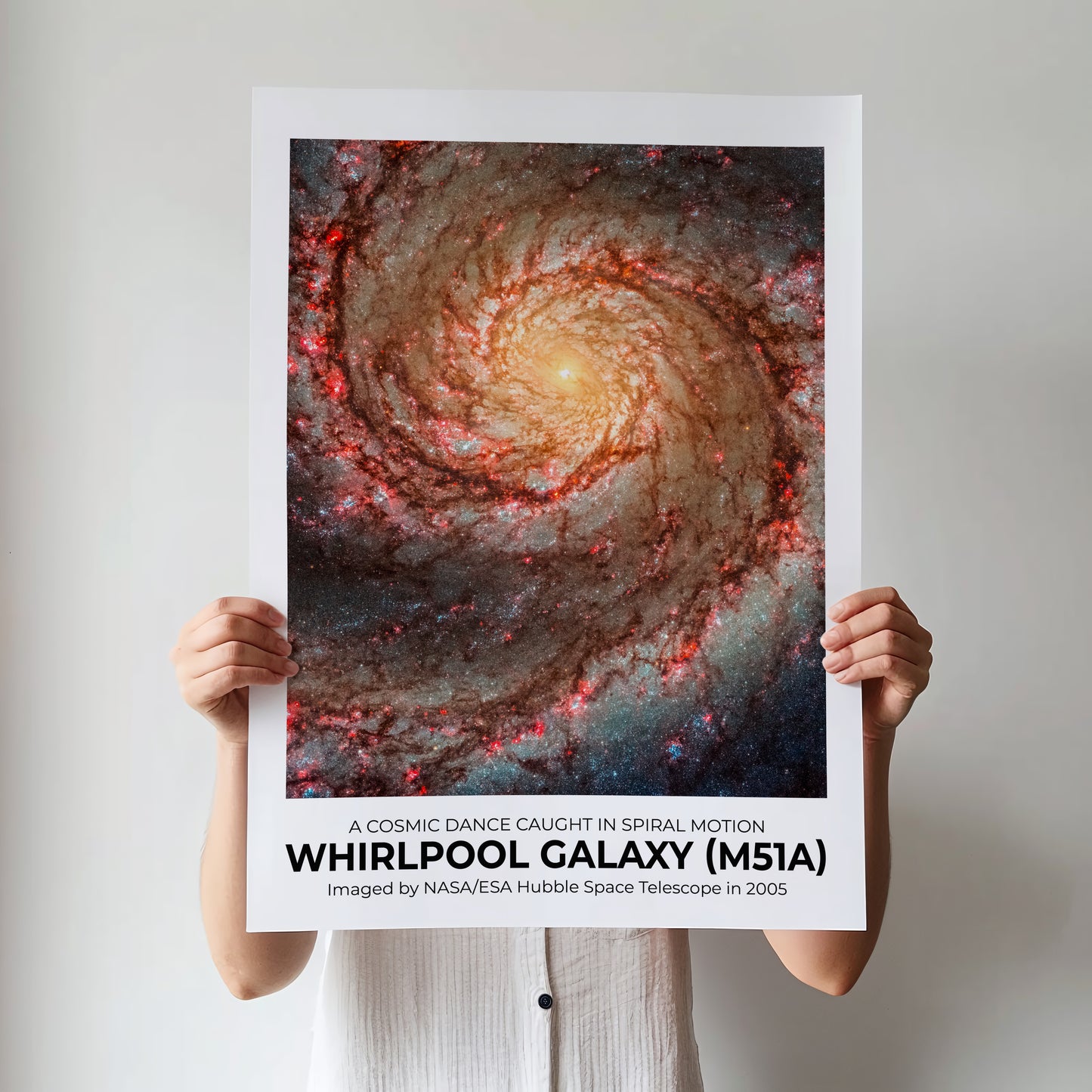 Whirlpool Galaxy– A Spiral Danced into Being