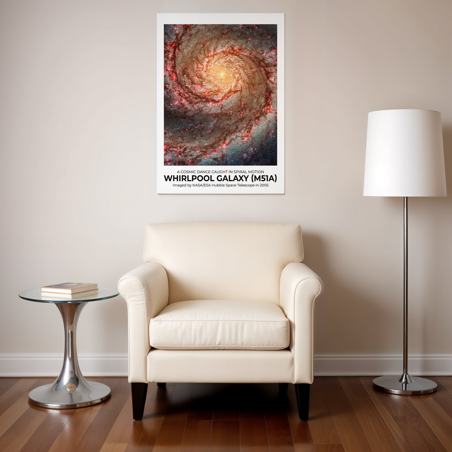 Whirlpool Galaxy– A Spiral Danced into Being