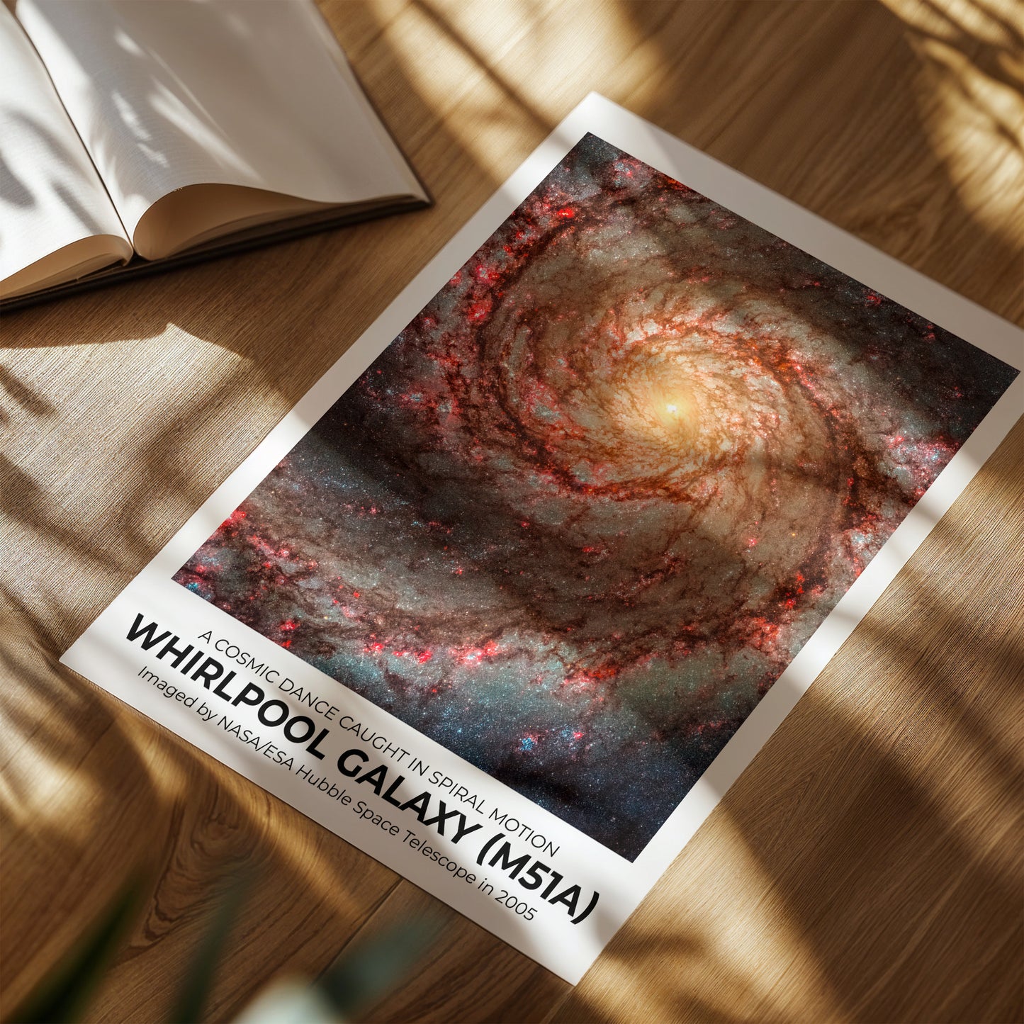 Whirlpool Galaxy– A Spiral Danced into Being