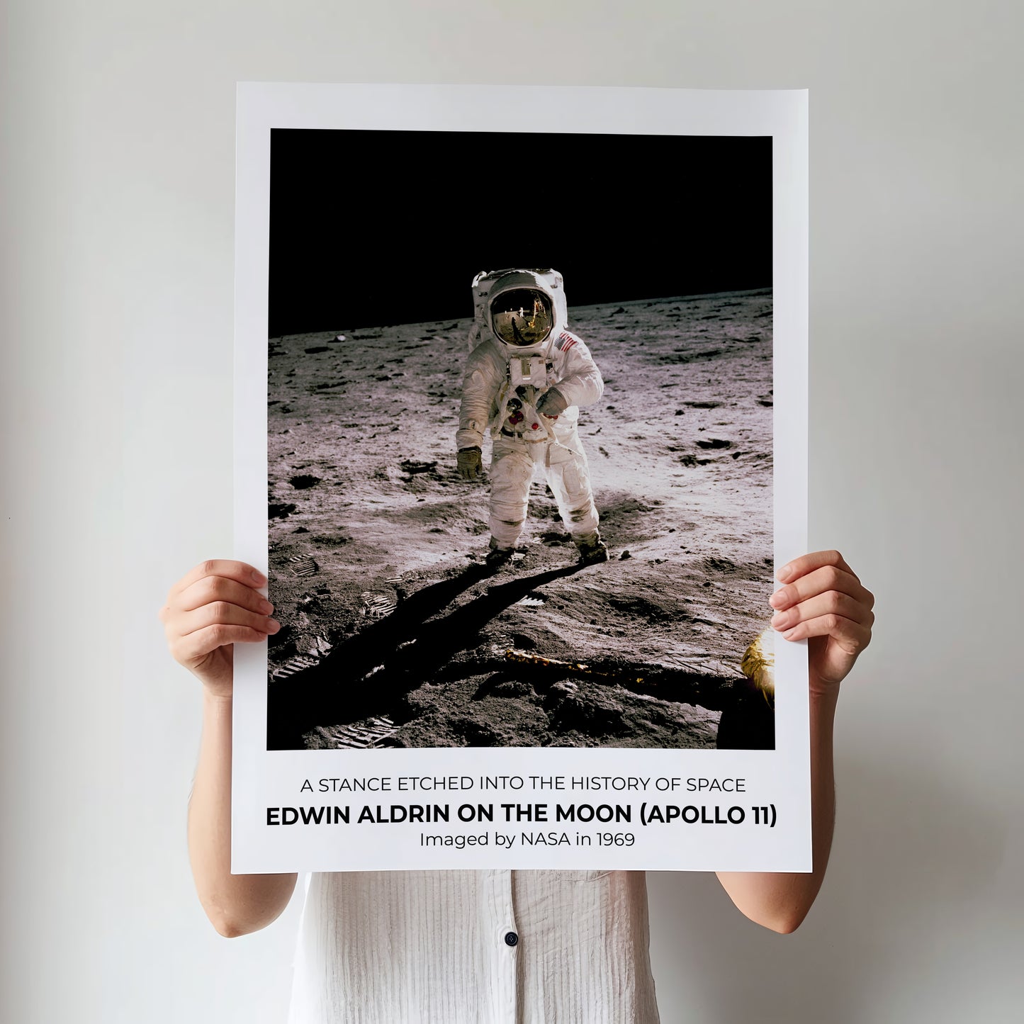 Buzz Aldrin on the Moon – Silence, Shadow, and One Small Step