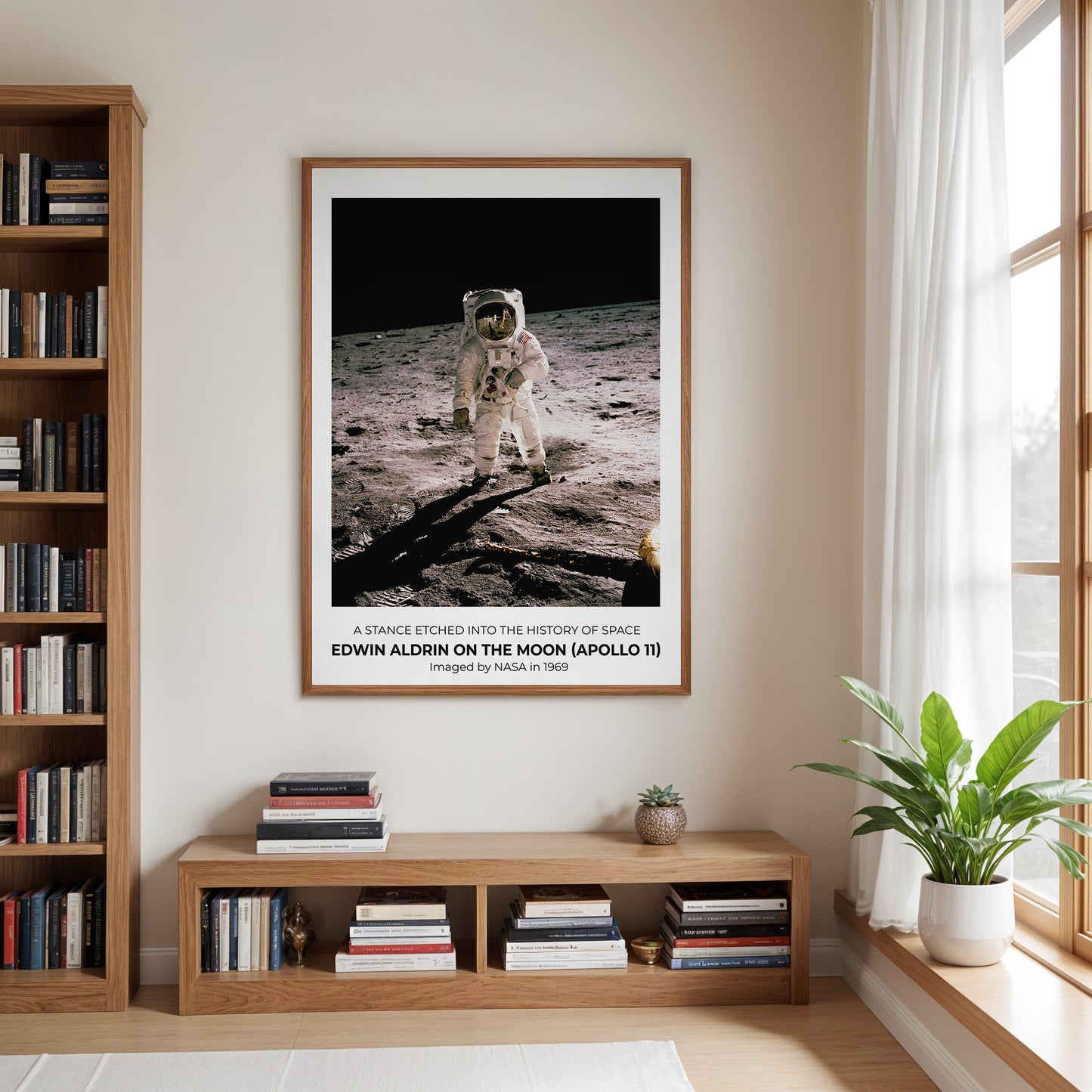 Buzz Aldrin on the Moon – Silence, Shadow, and One Small Step