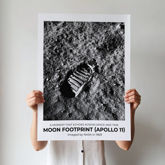 Lunar Bootprint – Aldrin’s Step, Etched in Dust and Time