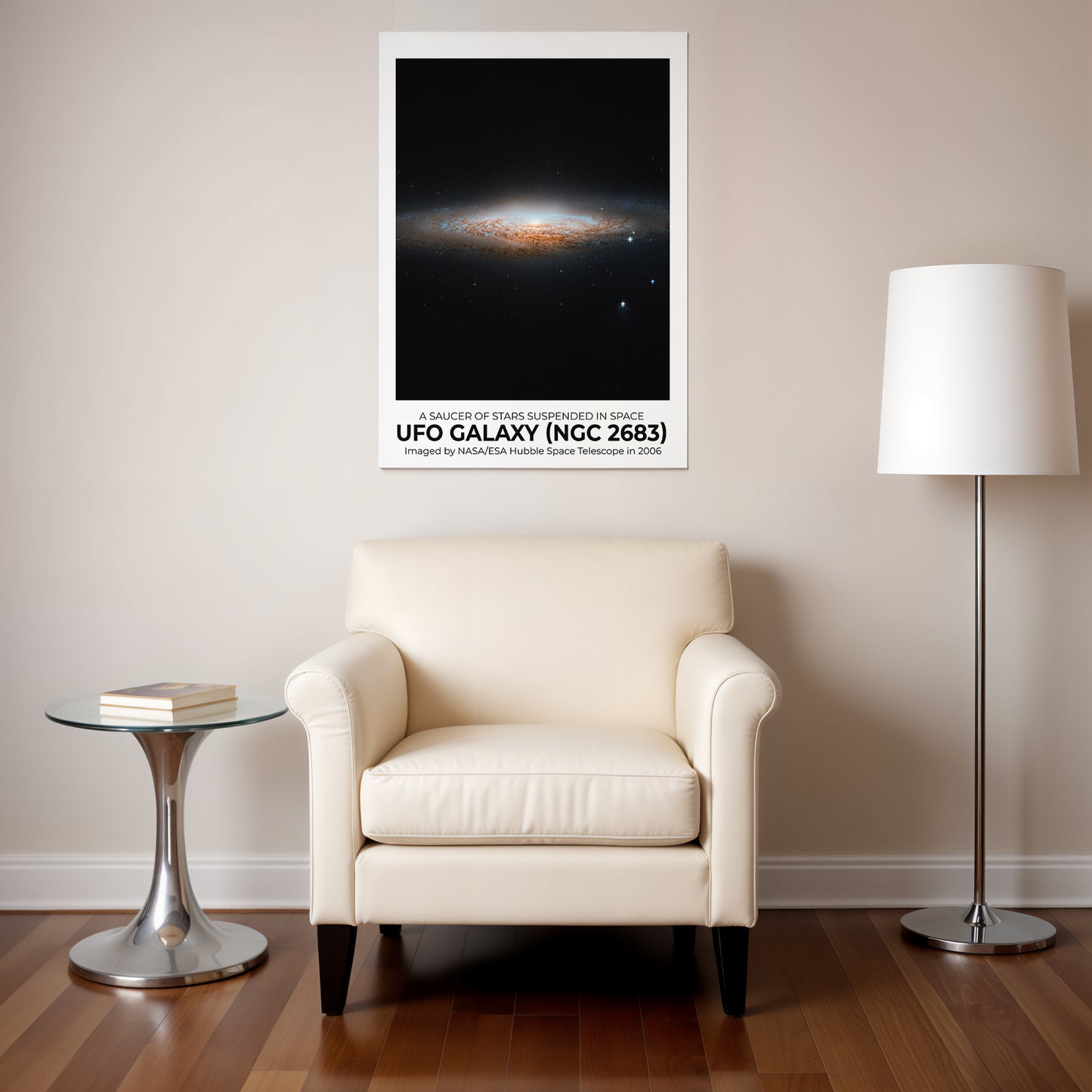 UFO Galaxy – A Saucer Silhouetted in Stars-Gift Collection
