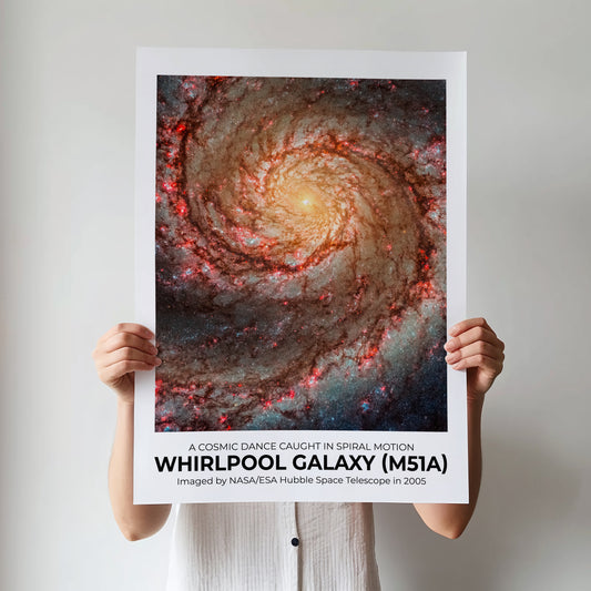 Whirlpool Galaxy– A Spiral Danced into Being
