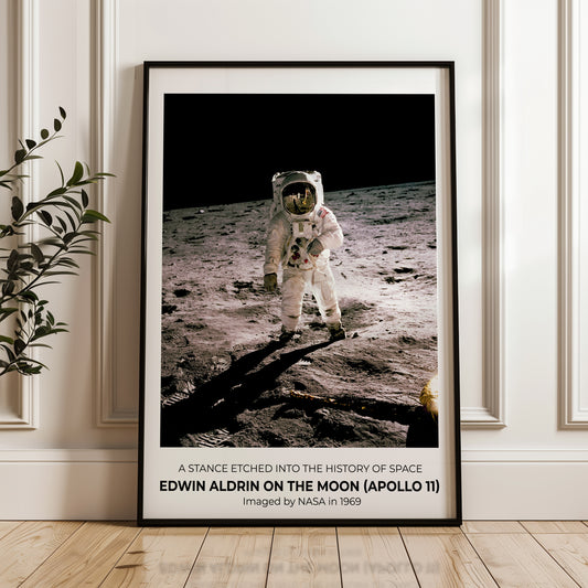Buzz Aldrin on the Moon – Silence, Shadow, and One Small Step