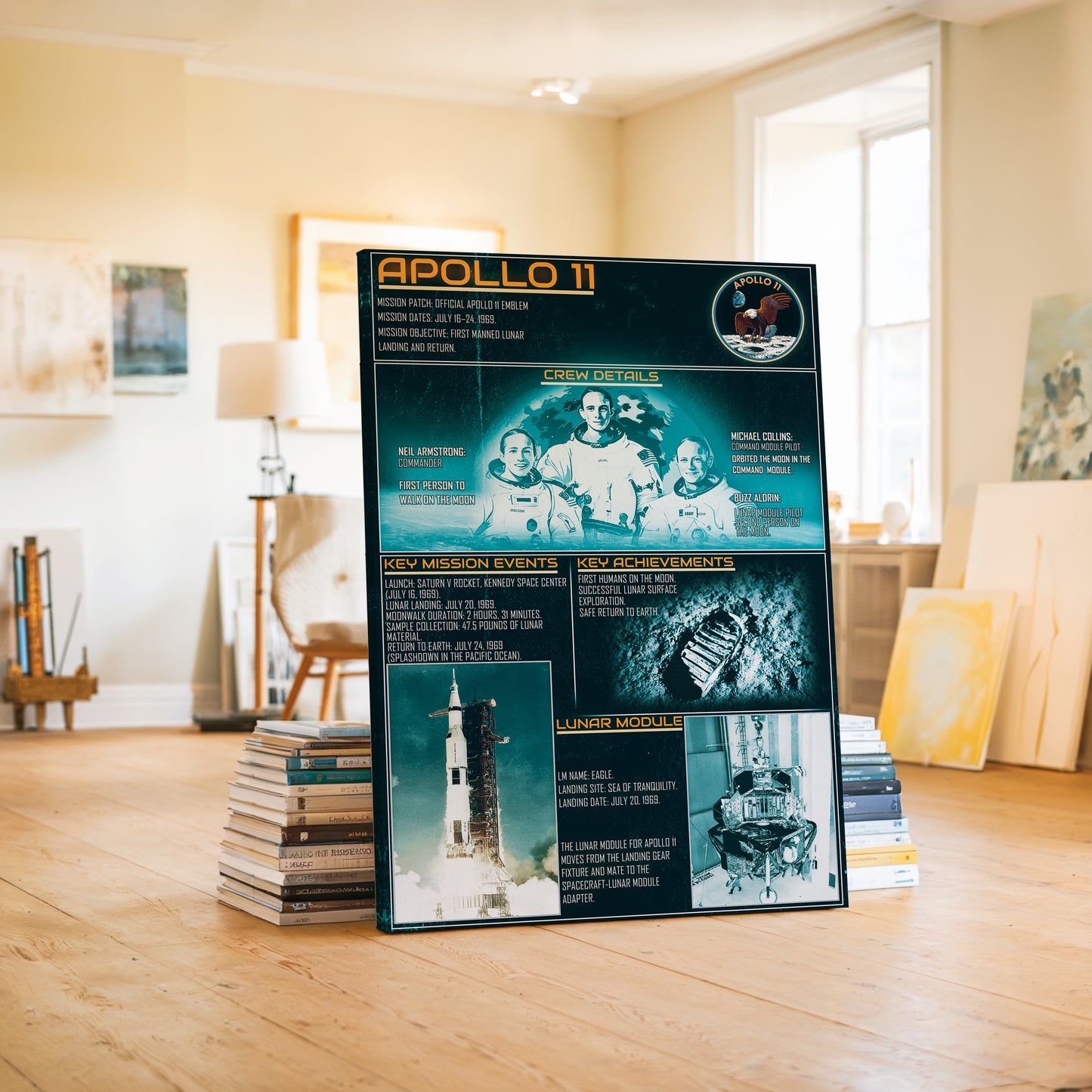 Apollo 11, Mission to the Moon